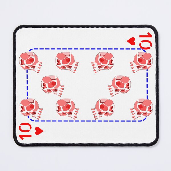Item preview, 10 of hearts designed and sold by m-yoga-store.