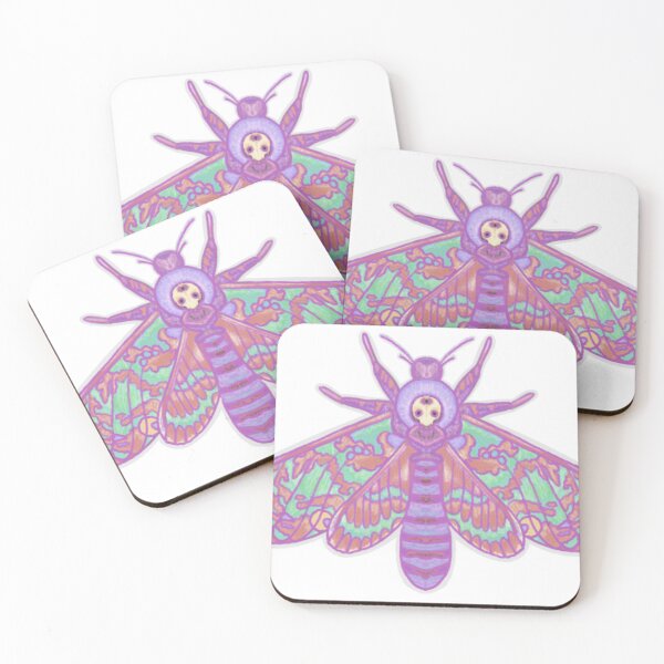 Item preview, Deaths Head Moth Pastel Goth designed and sold by Rabbittooth.