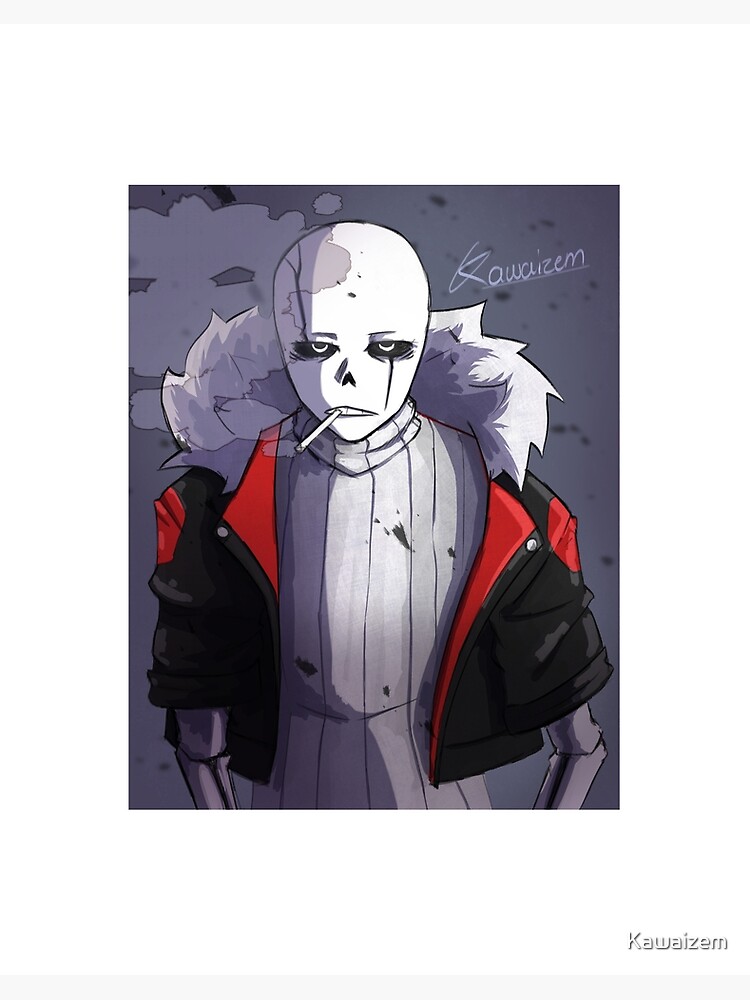 Underfell bitty sans  Spiral Notebook for Sale by Kawaizem