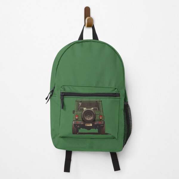 Item preview, Cute Rear View Jungle Green Jimny designed and sold by stoicjimny.