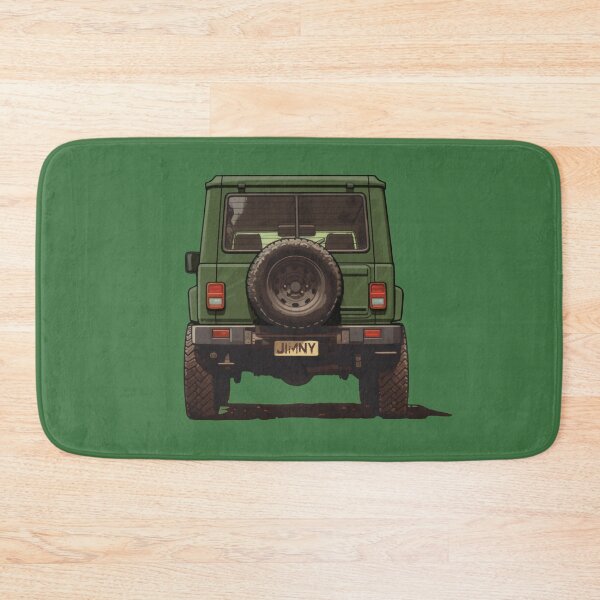 Item preview, Cute Rear View Jungle Green Jimny designed and sold by stoicjimny.