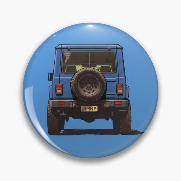 Item preview, Cute Rear View Blue Jimny designed and sold by stoicjimny.