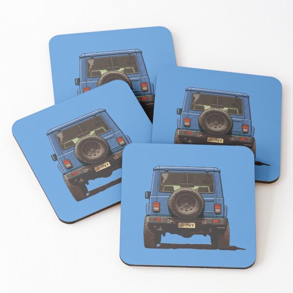 Item preview, Cute Rear View Blue Jimny designed and sold by stoicjimny.