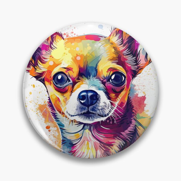 Artikelvorschau, ChihuahuaArt: Playful Pup Paintings - Abstract Ex-press-ion for Genuine Dog Lovers! entworfen und verkauft von DooodleGod.