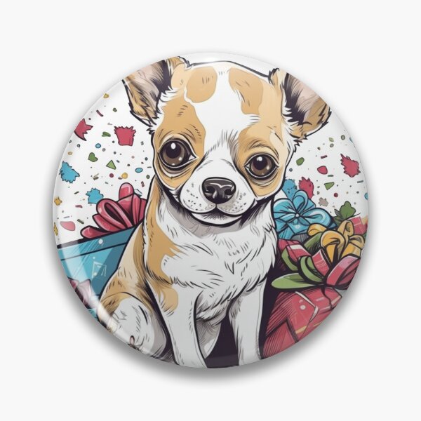 Item preview, Chihuahua Cuddles: Darling Pocket-option Design for Chihuahua-Lovers, Organic & Clever Critters, with Snap Closure. designed and sold by DooodleGod.