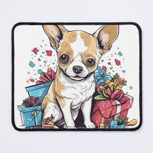 Item preview, Chihuahua Cuddles: Darling Pocket-option Design for Chihuahua-Lovers, Organic & Clever Critters, with Snap Closure. designed and sold by DooodleGod.