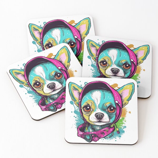 Item preview, ChihuahuaCharisma's Lovebirds Design: Adorable Chihuahua Themed Magnetic Closure Fastener for Guardians and Best Friends and Lapdogs with a Unique Affection Bond and Concept. designed and sold by DooodleGod.
