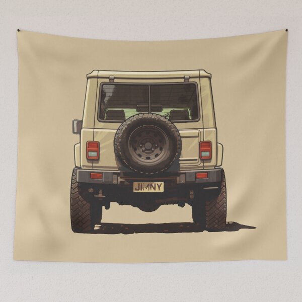 Item preview, Cute Rear View Chiffon Ivory Jimny designed and sold by stoicjimny.