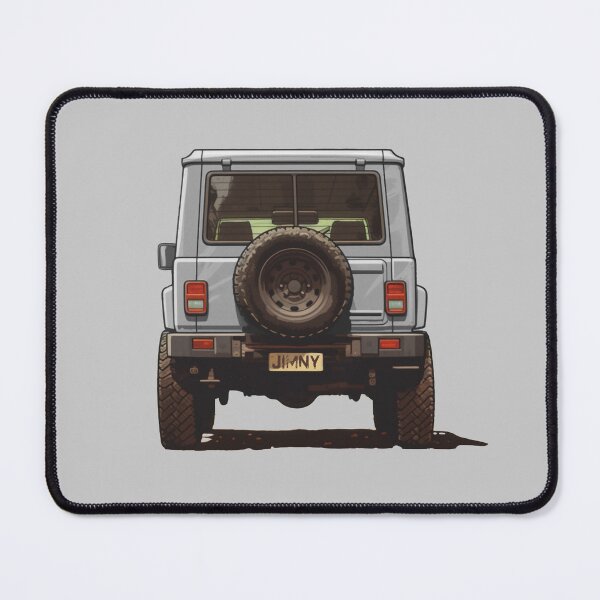 Item preview, Cute Rear View Silver Jimny designed and sold by stoicjimny.