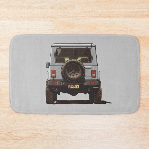 Item preview, Cute Rear View Silver Jimny designed and sold by stoicjimny.