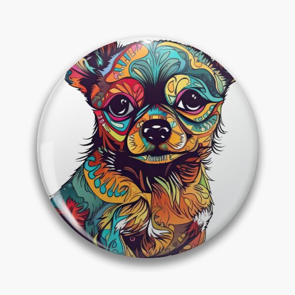 Item preview, Chihuahua Clan's Adorable AI-Inspired Design for Fun-Loving Dog Lovers! designed and sold by DooodleGod.
