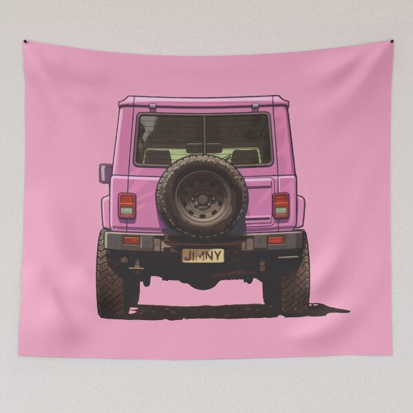 Item preview, Cute Rear View Pink Jimny designed and sold by stoicjimny.