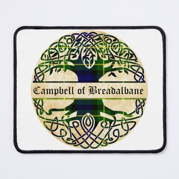 Item preview, Campbell of Breadalbane Tree of Life Clan Scottish Surname tartan designed and sold by BagTown Clans.