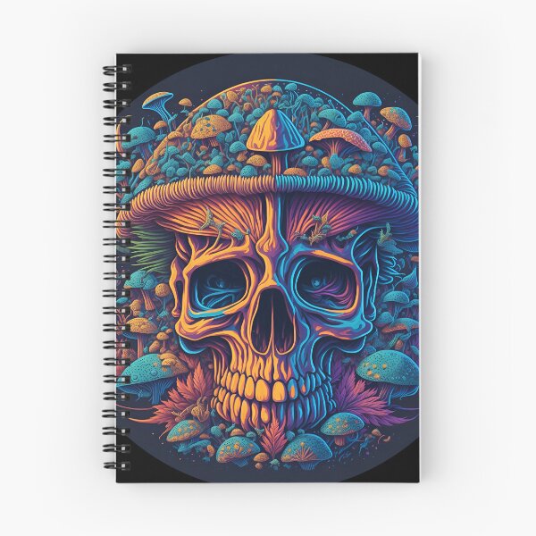Item preview, Psychoactive Skull, UV reactive designed and sold by ZenStickConcept.