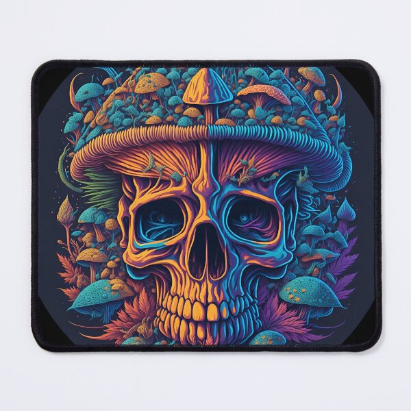 Item preview, Psychoactive Skull, UV reactive designed and sold by ZenStickConcept.