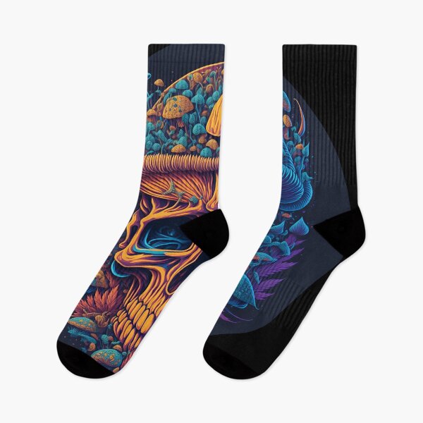 Item preview, Psychoactive Skull, UV reactive designed and sold by ZenStickConcept.