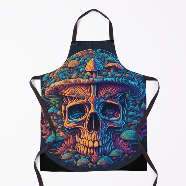 Item preview, Psychoactive Skull, UV reactive designed and sold by ZenStickConcept.