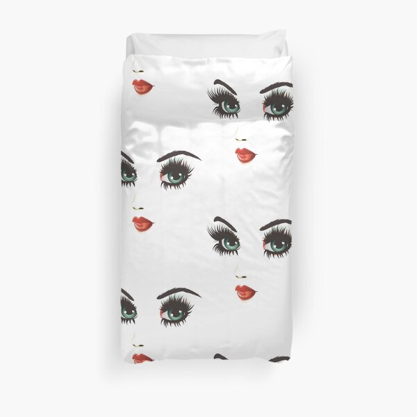 Beauty woman face 2 Duvet Cover