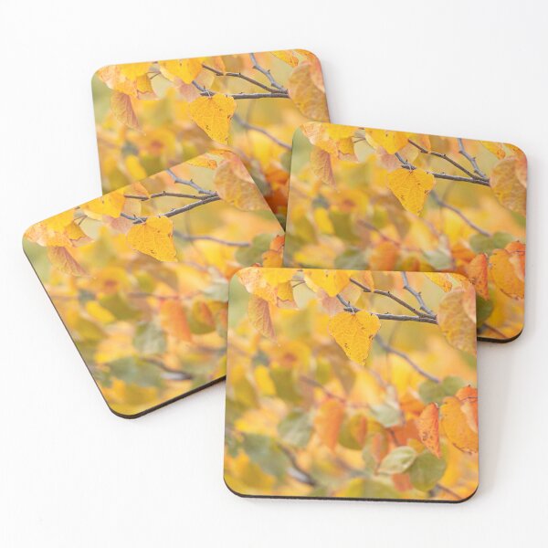 Item preview, Autumn colours, orange, yellow and green leaves falling from the tree designed and sold by Liza Clements Photographic.