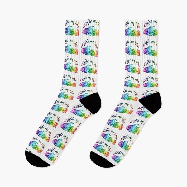 Item preview, Kitten sleeping on its back, Kiffe my life 1 - rainbow colorized version 1 designed and sold by SylvieG18.