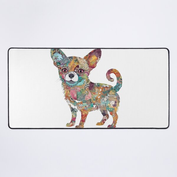 Item preview, Chihuahua Collage Craze: cute Art for Animal Lovers & MS Awareness - Handmade Dog Design with Funny Cartoon Elements designed and sold by DooodleGod.