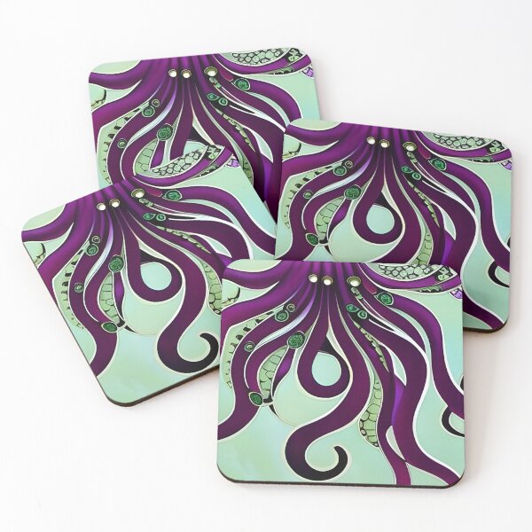Item preview, The Enigmatic Octopus designed and sold by Grove Tree Goods.