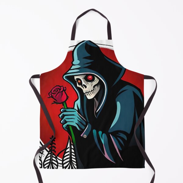 Item preview, Symbolic Contrast - A Grim Reaper Embracing a Solitary Rose designed and sold by GalihDA.