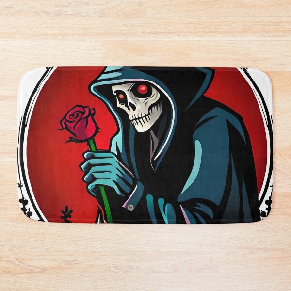 Item preview, Symbolic Contrast - A Grim Reaper Embracing a Solitary Rose designed and sold by GalihDA.