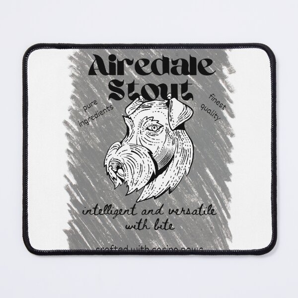 Artikelvorschau, Airedale Stout entworfen und verkauft von Shelter-Friends.