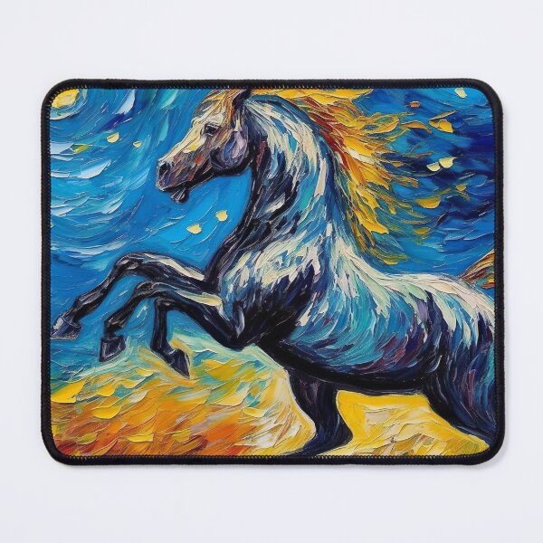 Artikelvorschau, Dynamic Equine Art - Bursting with Vibrant Colors entworfen und verkauft von Neuronexia.