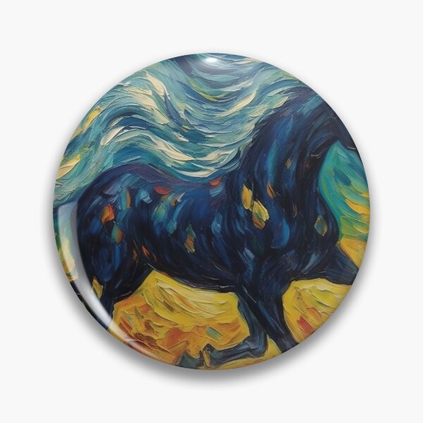 Artikelvorschau, Mysterious Black Horse - Dark Beauty entworfen und verkauft von Neuronexia.