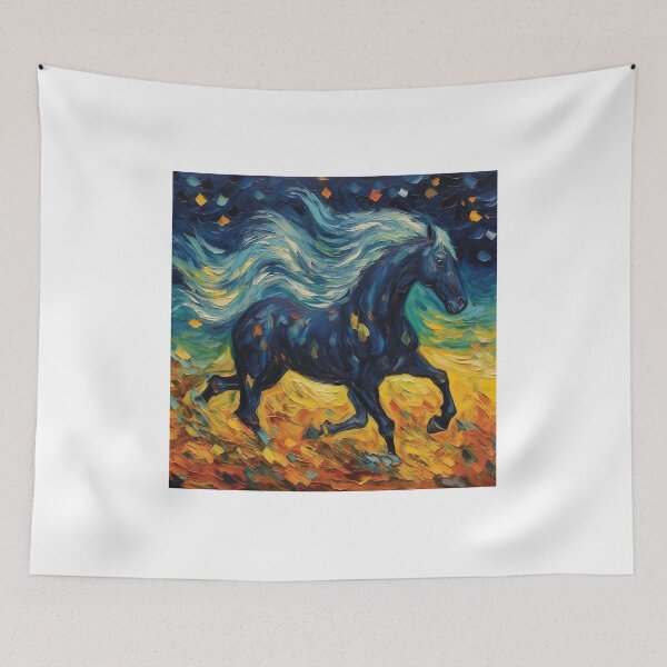 Item preview, Mysterious Black Horse - Dark Beauty designed and sold by Neuronexia.