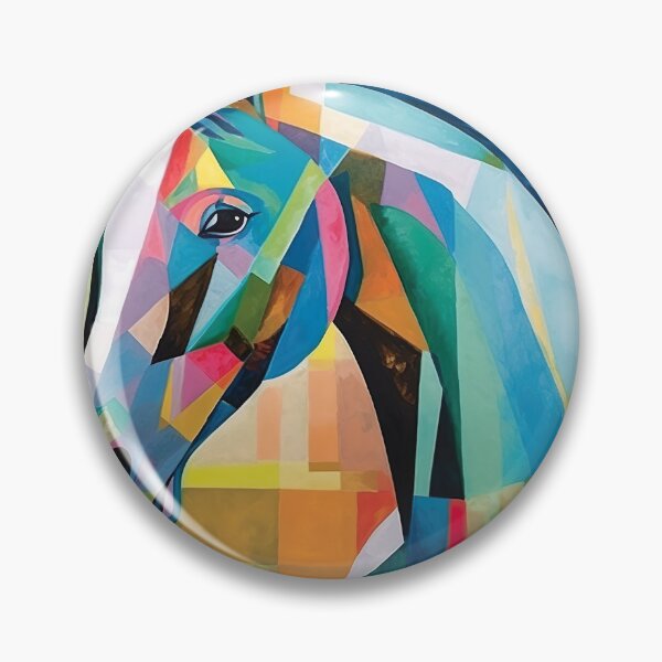 Artikelvorschau, Vibrant Multicolored Horse - Harmony of Colors entworfen und verkauft von Neuronexia.