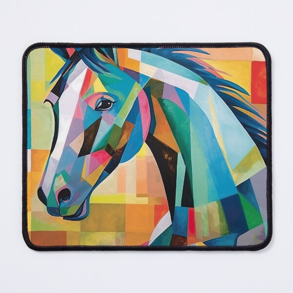 Item preview, Vibrant Multicolored Horse - Harmony of Colors designed and sold by Neuronexia.