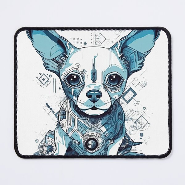 Item preview, Chihuahua Futuristic Tech: Sleek Designs for Tech-Savvy Dog Lovers designed and sold by DooodleGod.