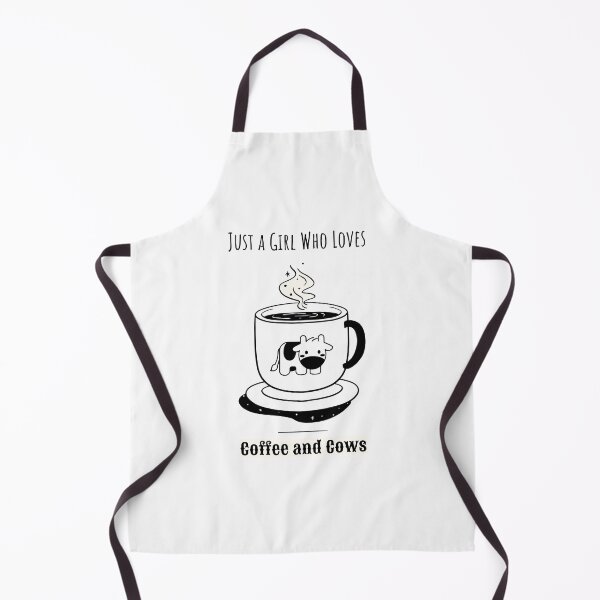 Item preview, Just A Girl Who Loves Coffee and Cows designed and sold by HHeartsDesigns.