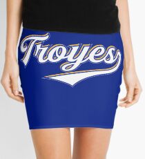 Troyes - France - Vintage Sports Typography Mini Skirt