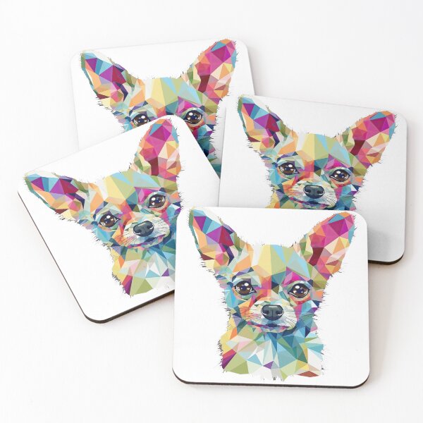 Artikelvorschau, ChihuahuaLove Geometric Art: Symmetrical Canine Shapes entworfen und verkauft von DooodleGod.