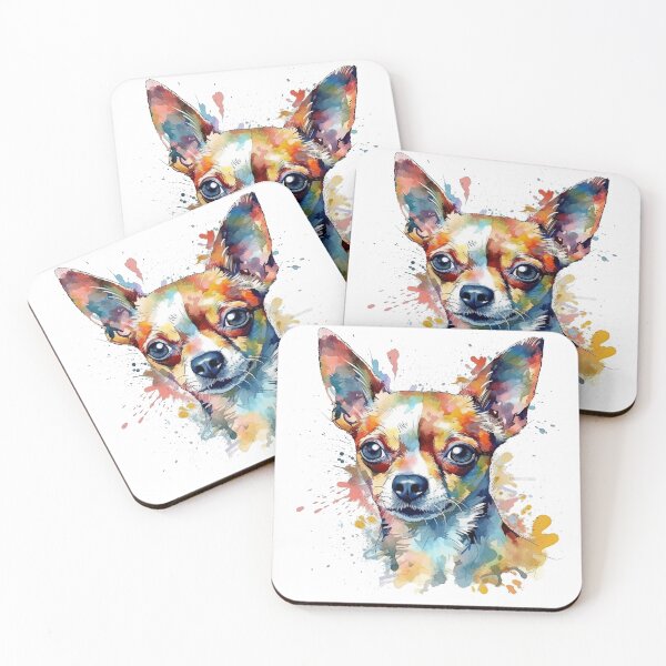 Artikelvorschau, Chihuahua Essence: Impressionistic Portrait of a Beloved Breed - Capturing the Cute Essence with Brushstrokes and cute Technique. entworfen und verkauft von DooodleGod.