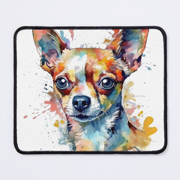 Artikelvorschau, Chihuahua Essence: Impressionistic Portrait of a Beloved Breed - Capturing the Cute Essence with Brushstrokes and cute Technique. entworfen und verkauft von DooodleGod.