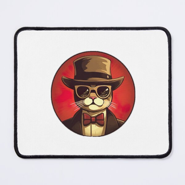 Item preview, Funny Hat Businesscat Art designed and sold by Verdetto.