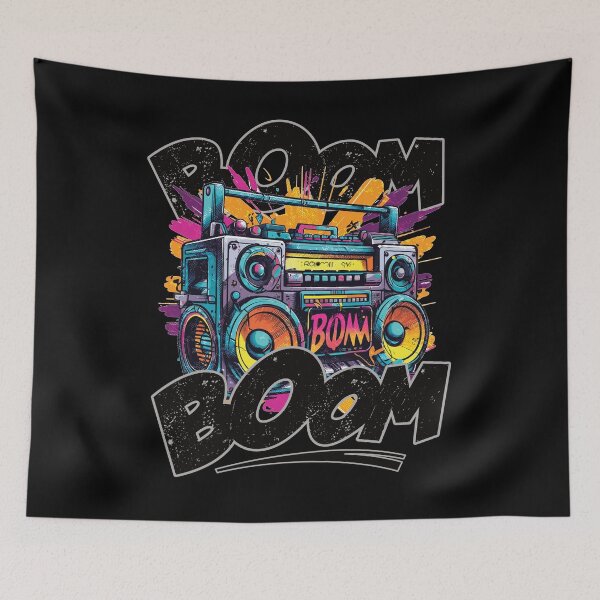 Item preview, Boom box Boom! Boom! - funny saying designed and sold by VichallanStudio.