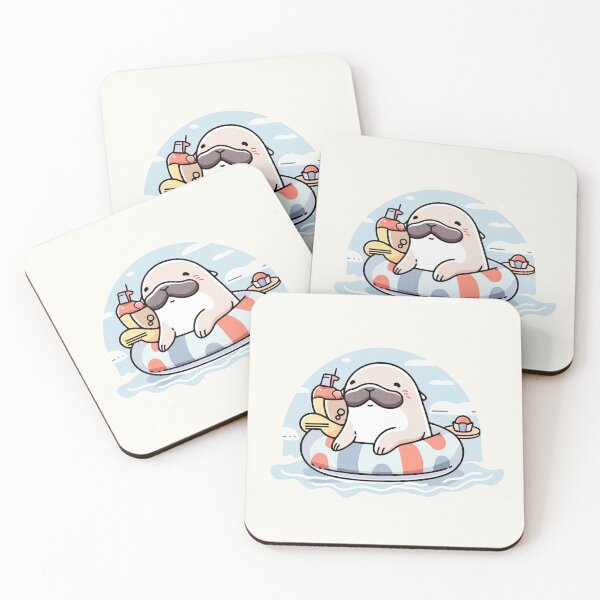 Item preview, A walrus enjoying its summer vacations designed and sold by etherElric.