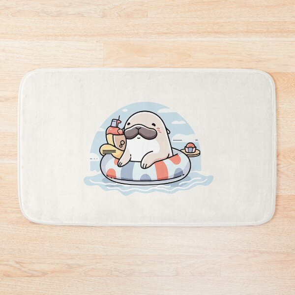 Item preview, A walrus enjoying its summer vacations designed and sold by etherElric.