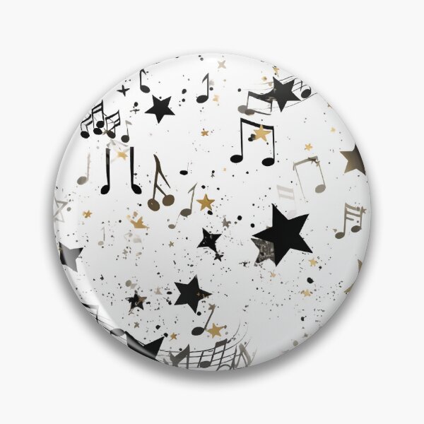 Aperçu de l'œuvre Motif musical avec notes Horloge créée et vendue par lessyun.