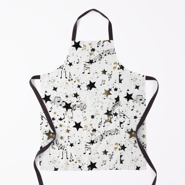 Item preview, Musical Pattern with Notes Clock designed and sold by lessyun.
