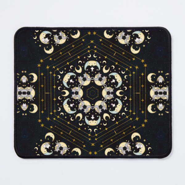 Item preview, Sweet Feline Dream of Stars Kaleidoscope Pattern 14 designed and sold by Swabcraft.