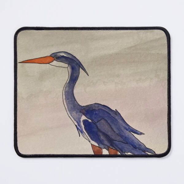 Item preview, Great Blue Heron watercolor designed and sold by TheDinasaur.