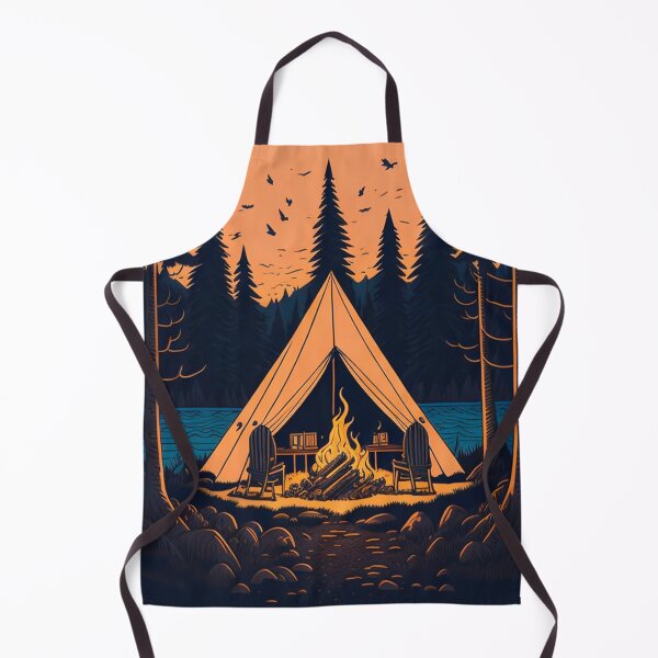 Item preview, A camp by the river designed and sold by livvestudio.