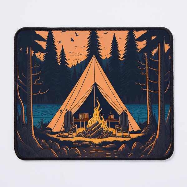 Item preview, A camp by the river designed and sold by livvestudio.